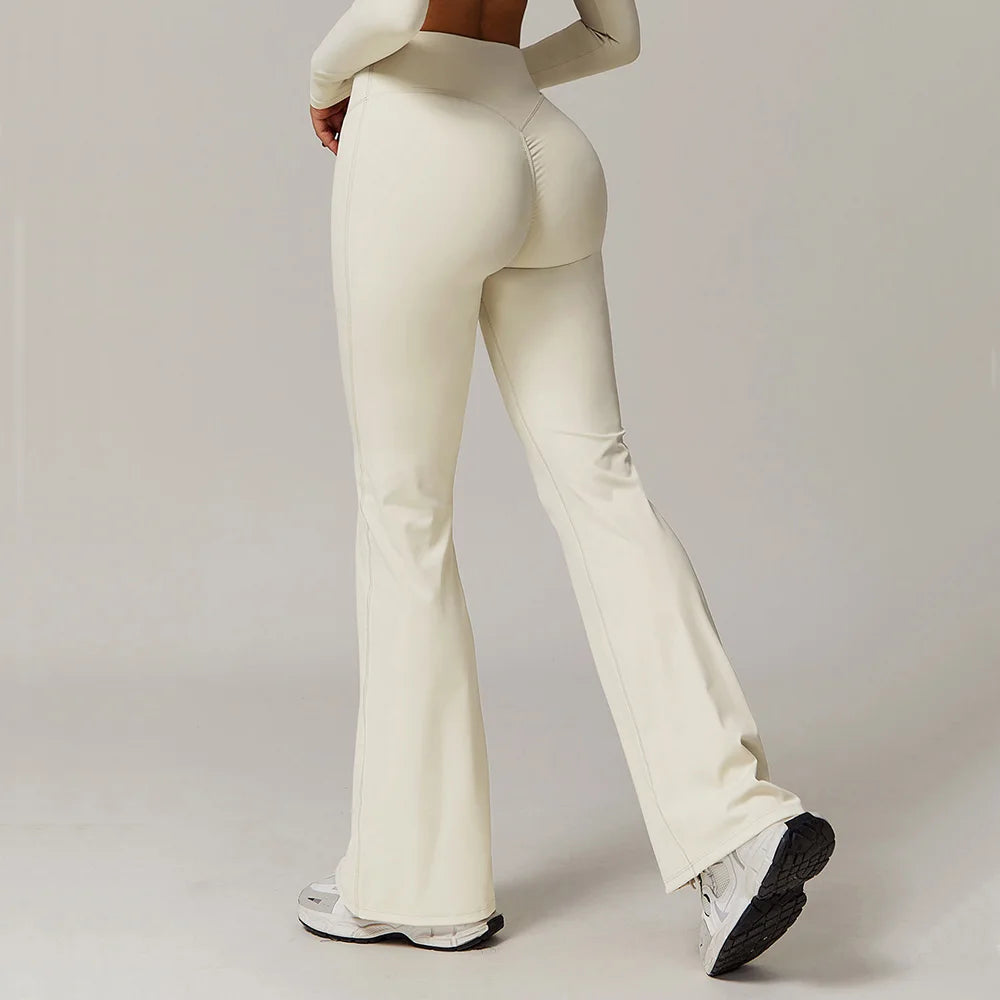 NexFit - High Waist Wide Leg Pants