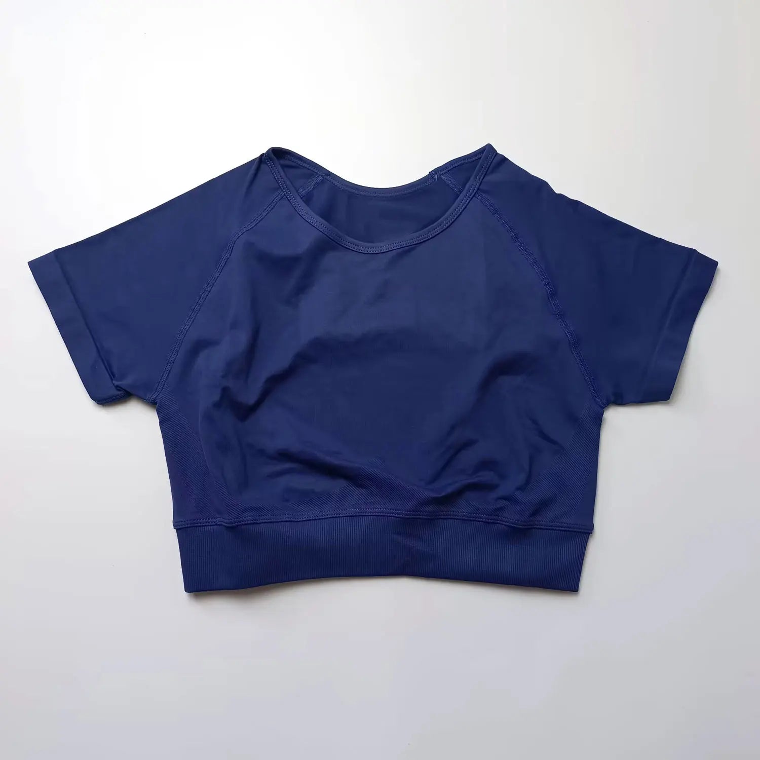 NexFit Seamless Crop Top – Kortärmad Träningstopp för Yoga & Gym